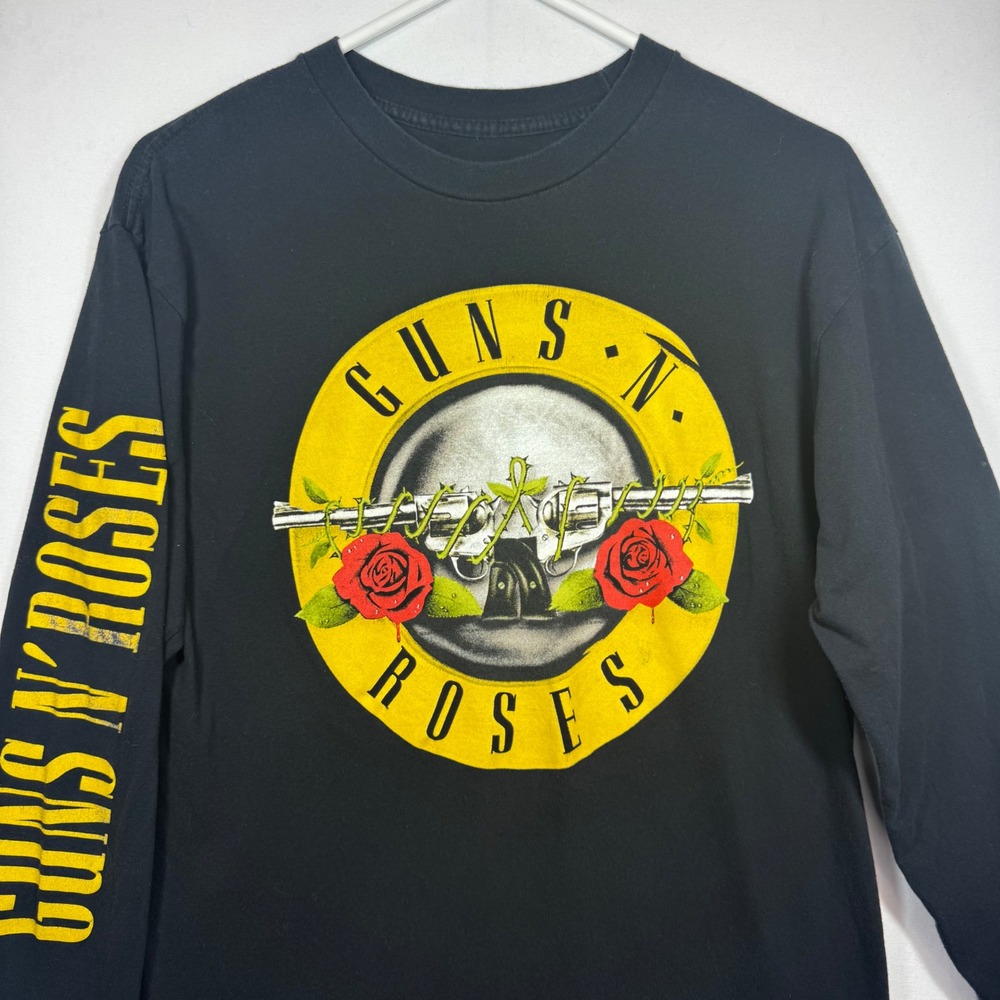Guns N' Roses Graphic Tee‎ Long Sleeve Band Rock Concert T Shirt Sz Medium